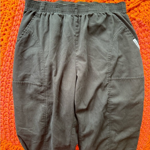 Cherokee black scrub pants M Petite - Picture 3 of 3